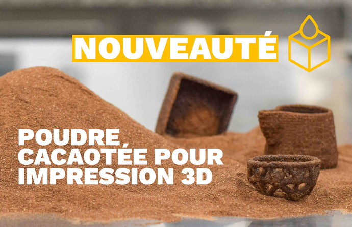 Nouvelle Poudre de Blé Cacao pour l'Impression 3D Culinaire : Une Révolution Gourmande